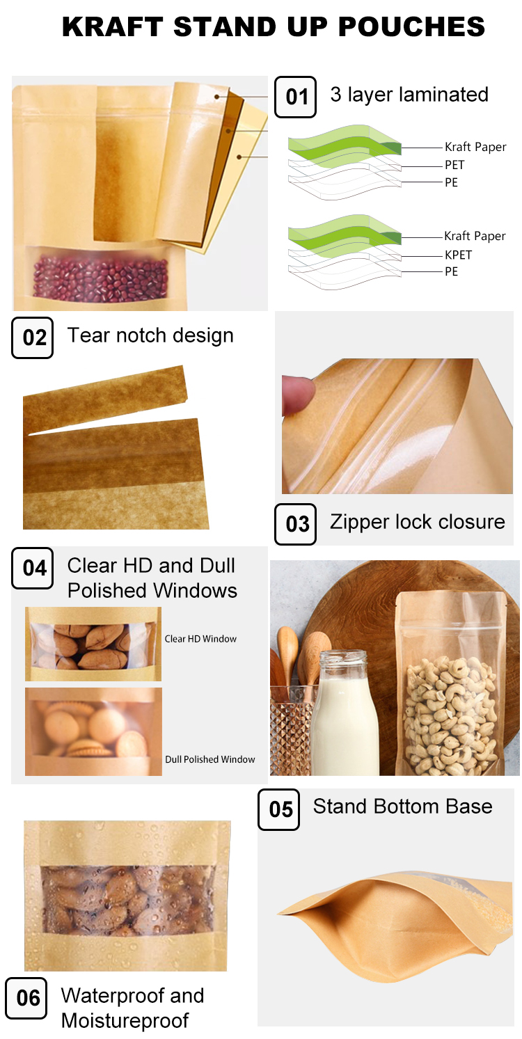 Bolsa de papel con cierre