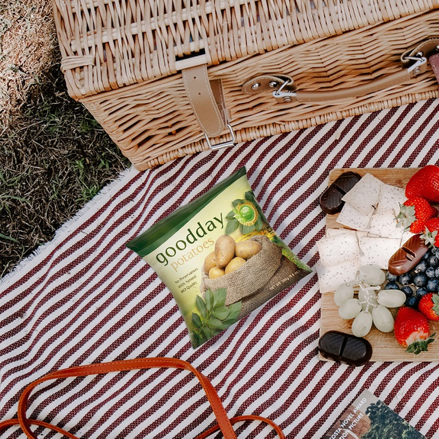 Bolsa Vacía, Sostenible Y Personalizable, Amarilla Para Chips De Plátano