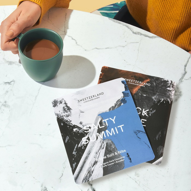 Bolsas Planas Laminadas Con Cierre Hermético, Personalizadas Y De Origen Vegetal Para Bocaditos De Chocolate