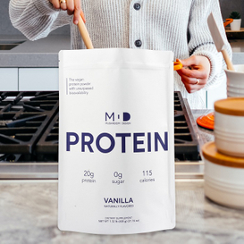 Bolsas De Proteína Veganas Resellables Vacías Biocompostables