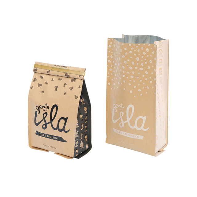 Bolsa de café 100% compostable