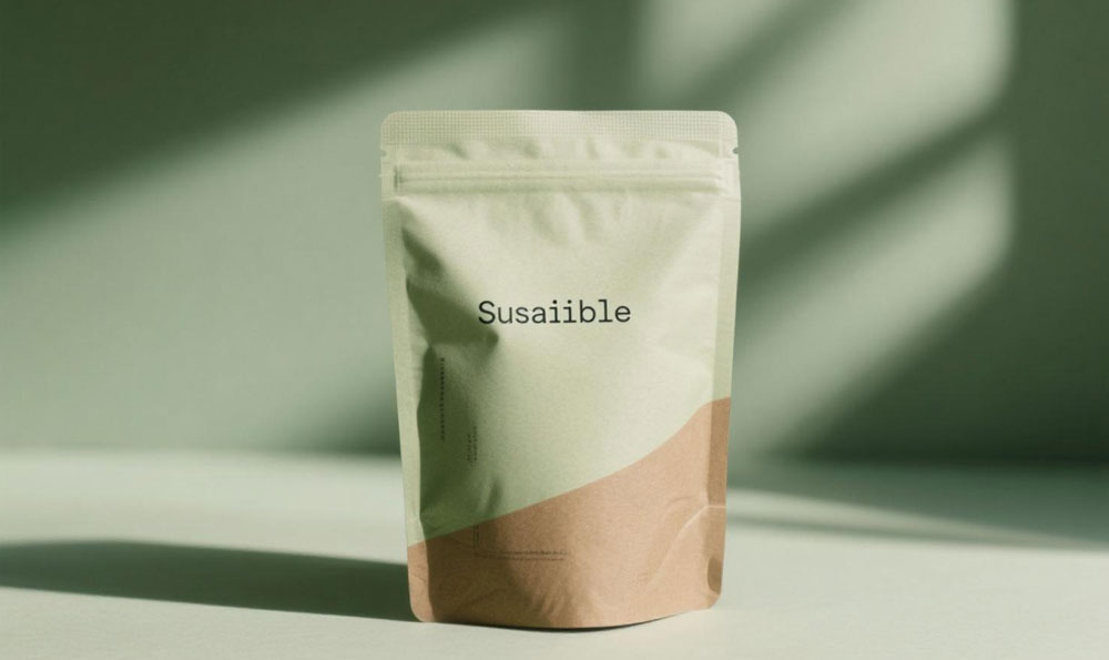 embalaje sostenible en bolsas