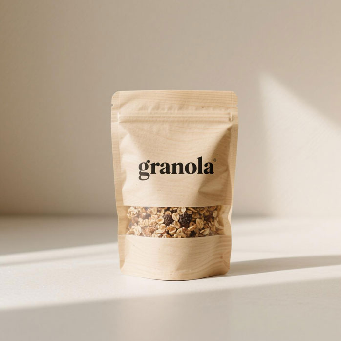 Bolsas De Papel Kraft Caseras Compostables Para Granola