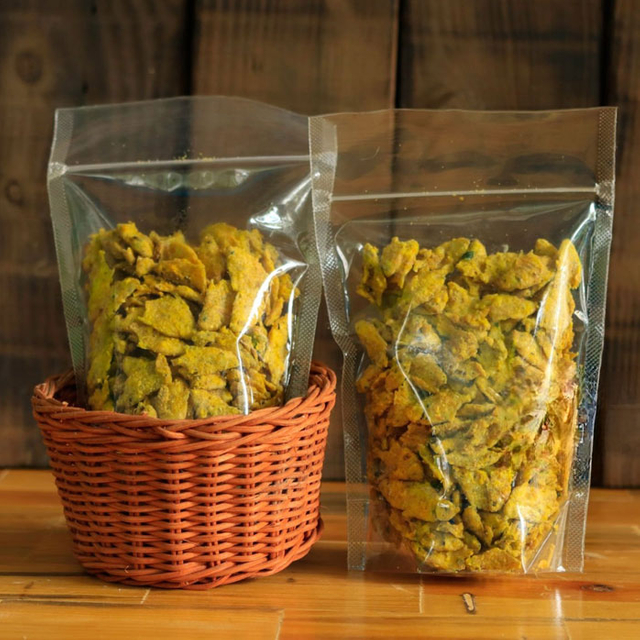 Bolsas De Celulosa Biodegradables Crystal Vision Con Fondo Reforzado Para Envasado De Alimentos