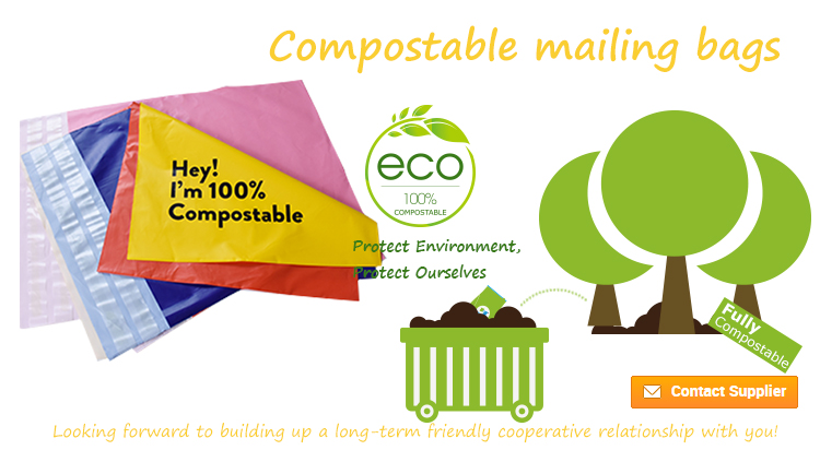 bolsa de correo compostable