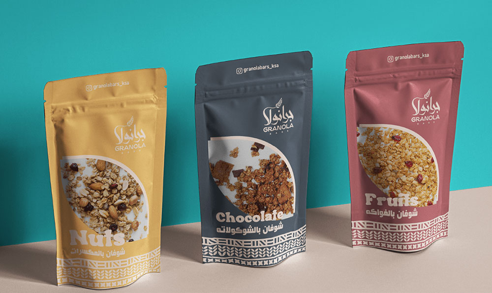 Packaging sostenible para granola org&aacute;nica