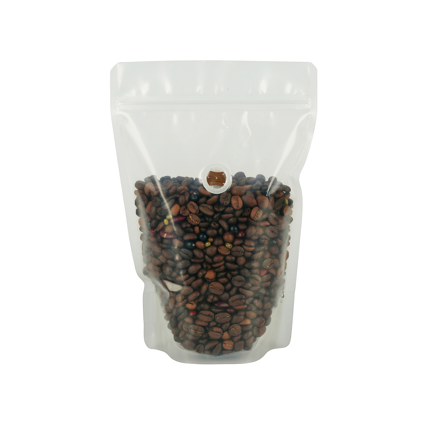 Recicle bolsas de granos de café de pie