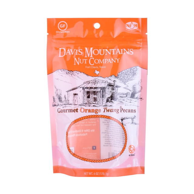 Bolsa de maní de pie orgánica reciclable personalizada