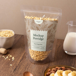 Bolsas Biodegradables Transparentes De Almidón De Maíz PLA Para Avena