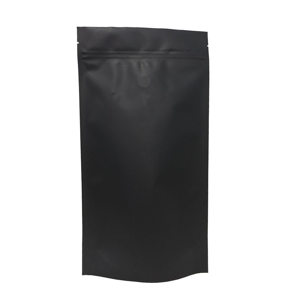 El empaquetado reciclable mate del café solo de 1kg se levanta las bolsas con la impresión del logotipo