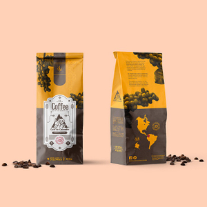 Bolsas De Café Kraft De 12 Oz Con Válvula Y Certificación FSC En La Parte Inferior De La Caja Al Por Mayor