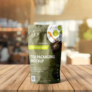 Bolsas De Embalaje De Té Ecológicas Doypack Con Sello De Cremallera Personalizado Al Por Mayor