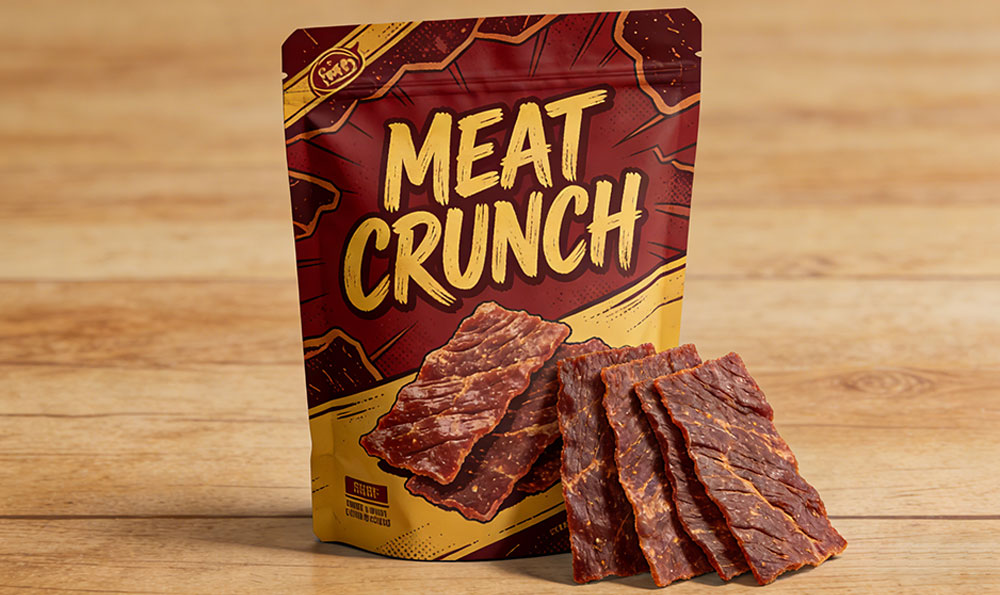 bolsas stand up con zipper para jerky y carne seca