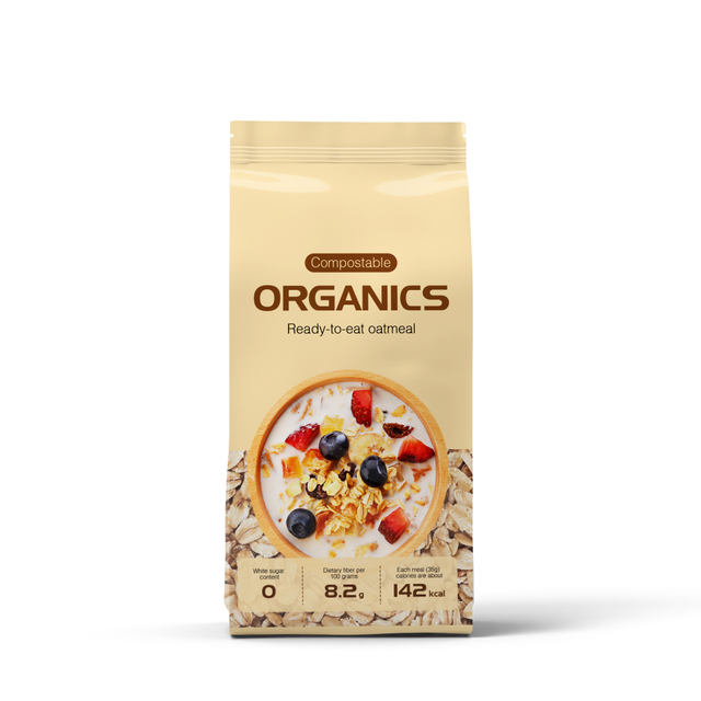 Bolsa de avena saludable baja en carbohidratos