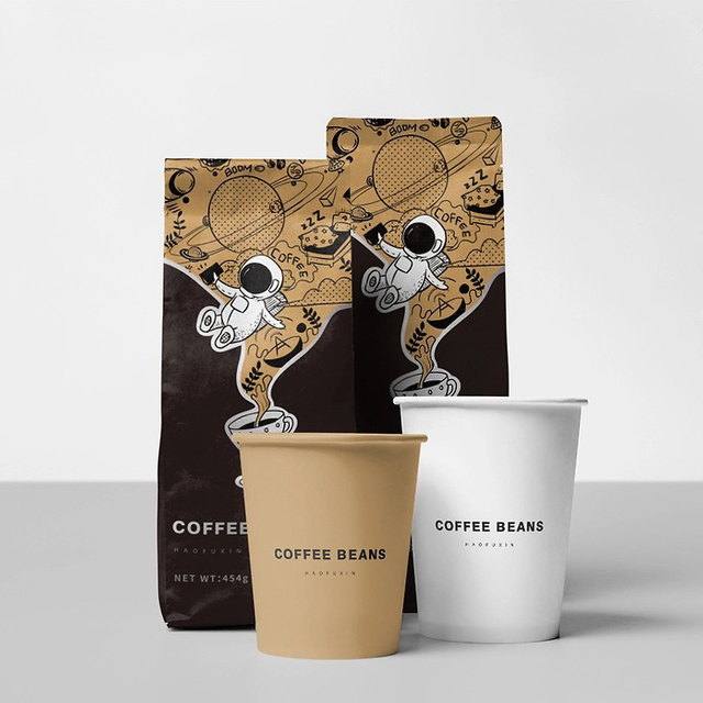 Empaques De Café Reciclables, Hermosos Y Personalizados Con Marca. Empaques Para Tostadores De Café.