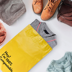 Fabricante Al Por Mayor Personalizado 100 Bolsas De Correo Compostables De Polietileno Para Comercio Electrónico