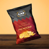 Embalaje Sostenible En Rollo De Film Plástico Impreso A Medida Para Patatas Fritas Crujientes