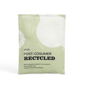 Bolsa plana reciclada posconsumo