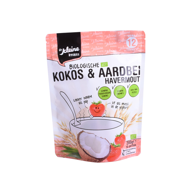 Bolsa de granola compostable