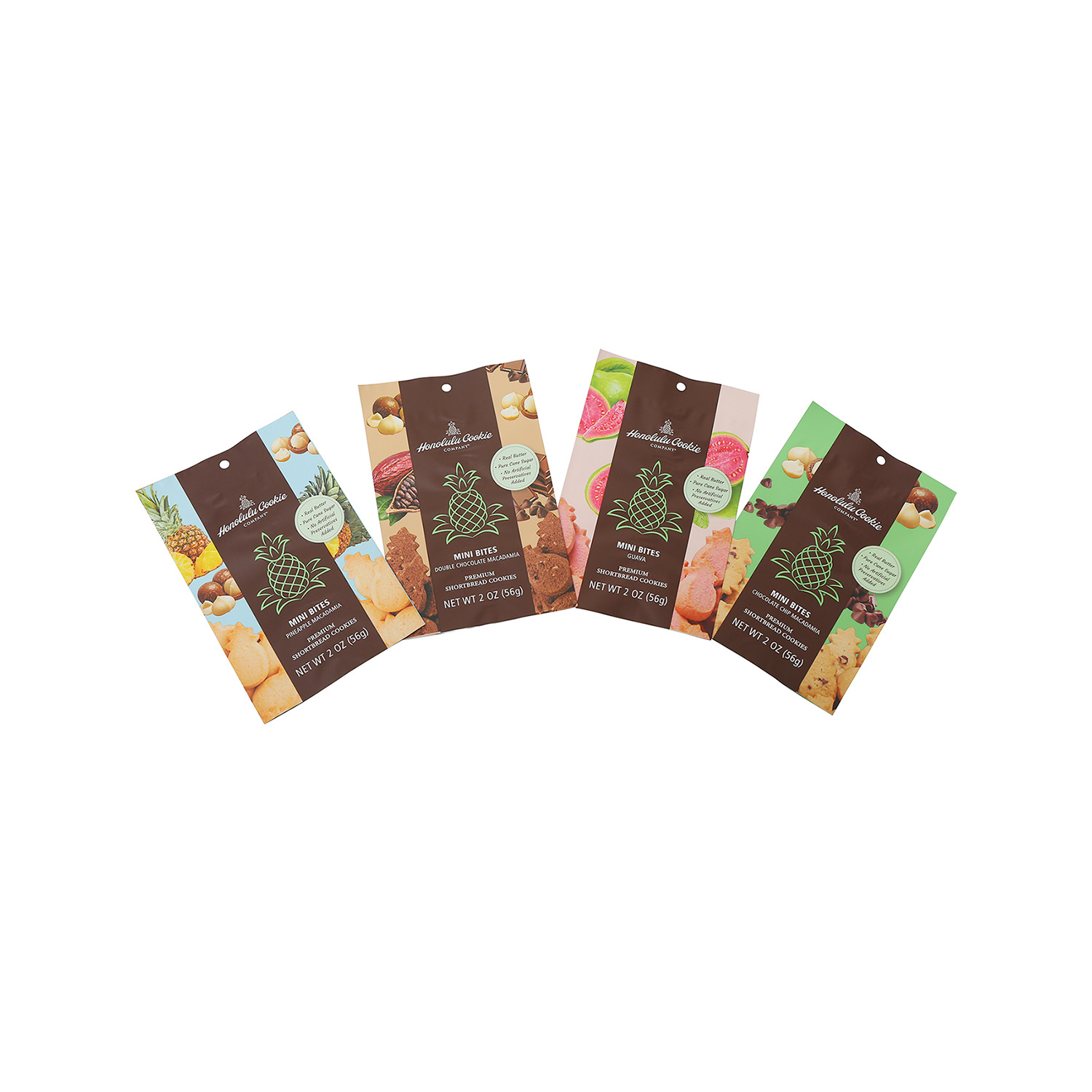Bolsas de chocolate veganas reciclables de impresión digital