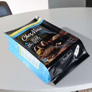 Empaque Creativo Compostable Con Fuelle Lateral Para Chocolate Con Champiñones Sin Gluten, Impreso Digitalmente