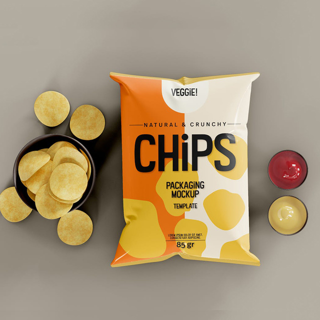 Bolsa Reciclable De Empaquetado De Las Palomitas De Maíz De La Película De Rollstock Del Sello Trasero De Empaquetado De La Almohada De Encargo