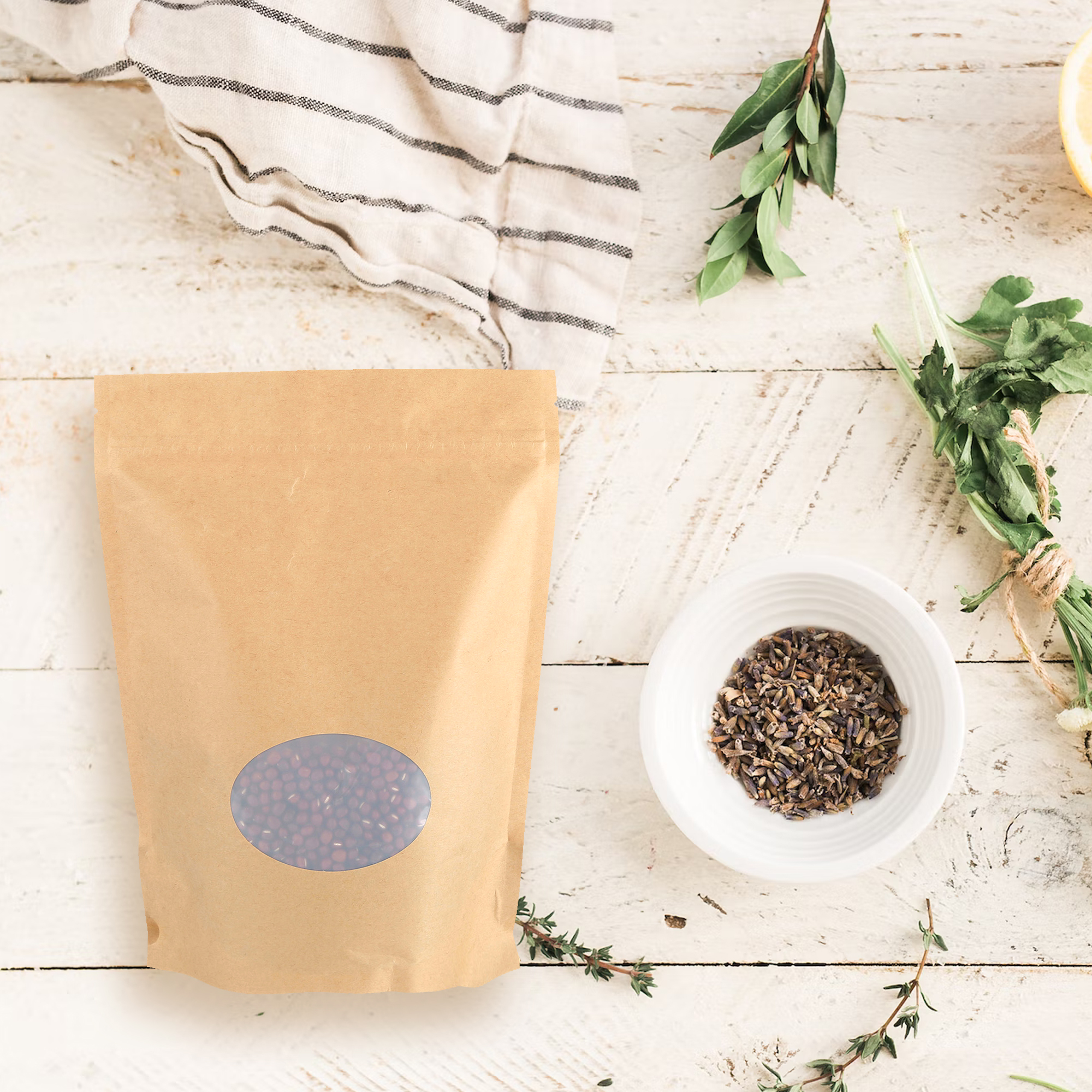 bolsas de papel de pie