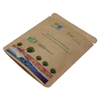 Bolsitas de té reutilizables de bolsa plana de papel Kraft Eco Friendly