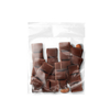 Bolsa plana biodegradable impresa personalizada para chocolate