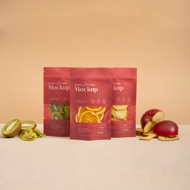 Bolsa Vacía, Sostenible Y Personalizable, Amarilla Para Chips De Plátano