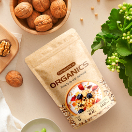 Bolsas de granola recicladas posconsumo (PCR)