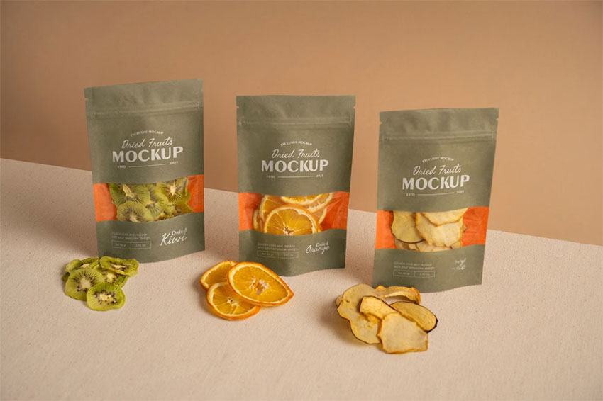 Bolsas compostables para frutos secos