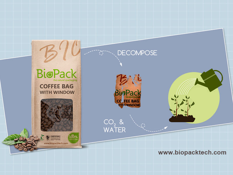 La bolsa de café compostable hace que el café orgánico sea aún mejor