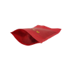 Bolsa de café con cremallera de papel de arroz rojo compostable con impresión de huecograbado al por mayor impermeable de grado alimenticio