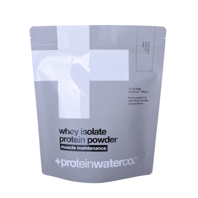 Envasado de proteína en polvo ecológico