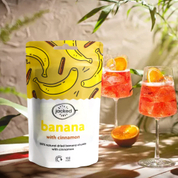 Envasado de alimentos orgánicos personalizados Bolsas de plátano secas reciclables
