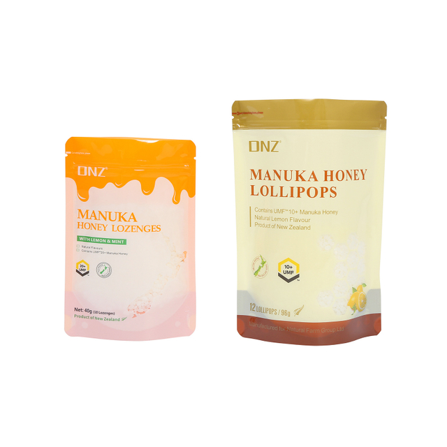 Bolsa de embalaje de dulces de pie compostable