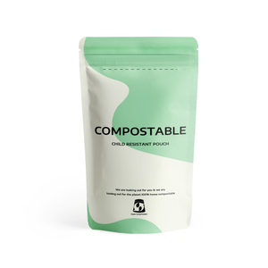 Bolsa compostable a prueba de niños