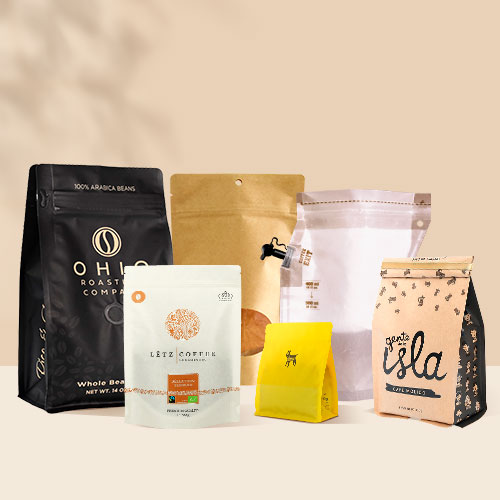 ¿Qué tipo de empaque se utiliza para el café?