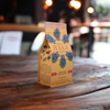 Amarillo Con Fondo De Caja De Diseño Minimalista, Bolsos De Café De 5 Libras Para Cafeterías