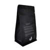 Bolsa de embalaje de granos de café tostados orgánicos respetuosos con el medio ambiente con refuerzo de fondo plano