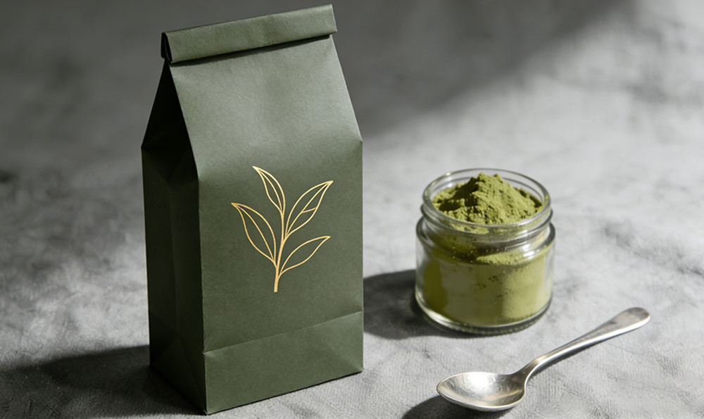 packaging para matcha