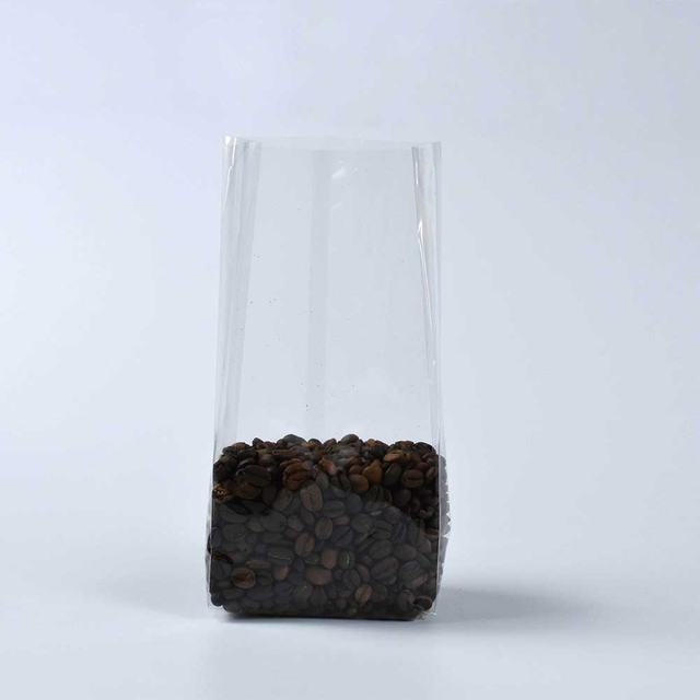 Bolso de empaquetado orgánico de las nueces confitadas del escudete de la parte inferior plana de la alta claridad del material seguro para los alimentos