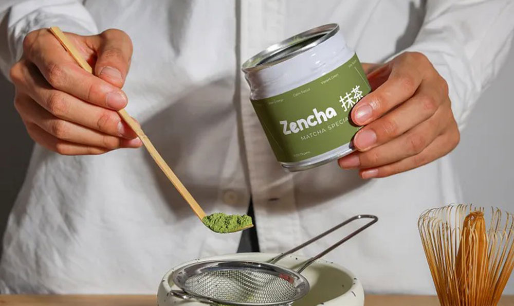 packaging sostenible para matcha